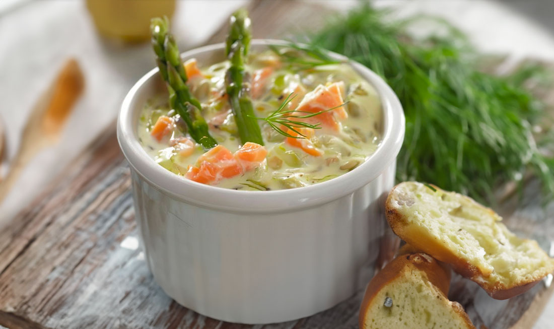 Mousse d’Asperge au Saumon Fumé : Une Entrée Rafraîchissante – Recettes