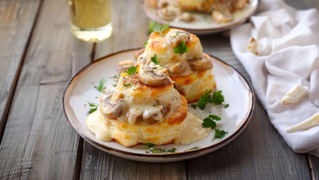 Vol-au-vent au Poulet et Champignons – Recettes