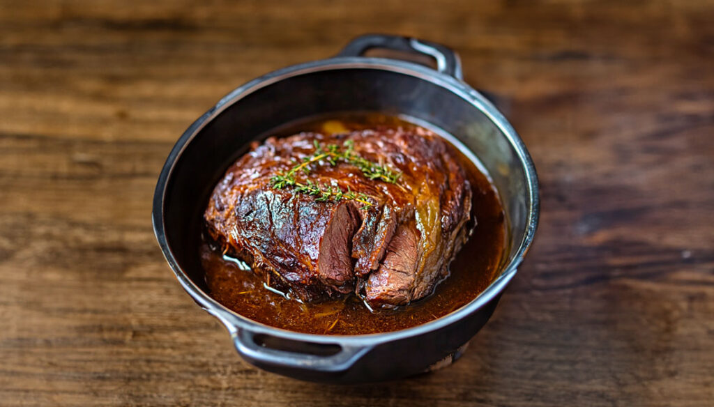 Paleron de Bœuf Mijoté en Cocotte, Extra Moelleux – Recettes