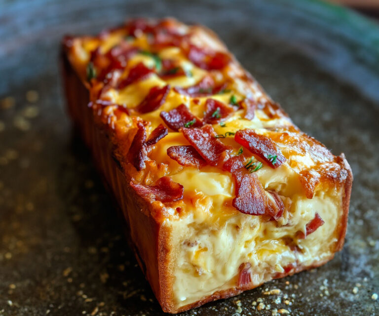 Cake Camembert Lardons : Un Cake Moelleux et Savoureux au Fromage et
