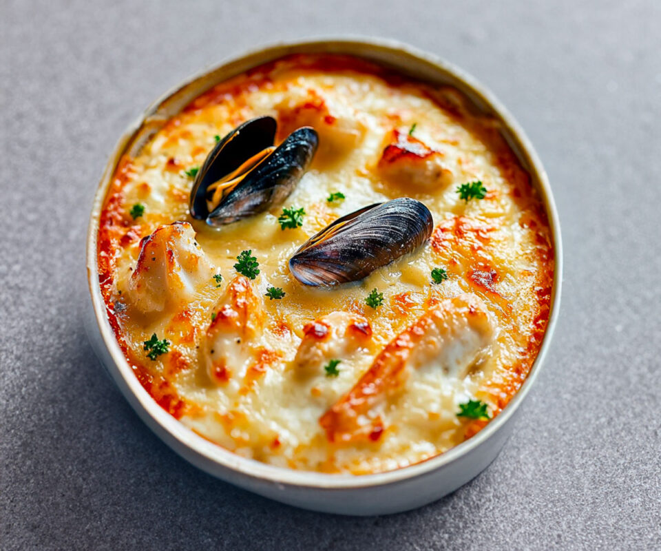 Gratin de la Mer : Cabillaud, Crevettes et Moules Fondantes – Recettes